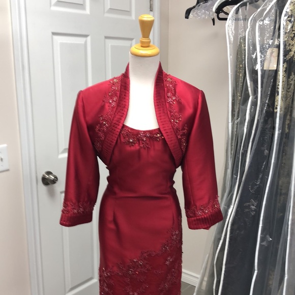 Elegant short evening dress - Picture 6 of 9